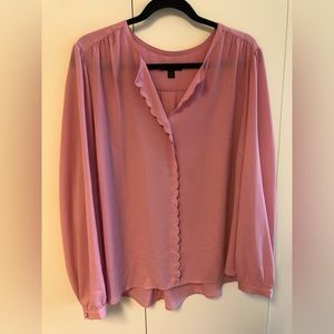 Pink J. Crew Blouse, 3X